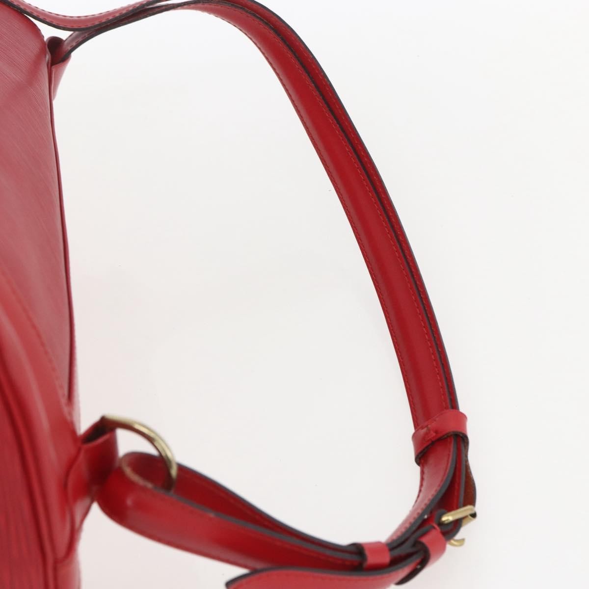 Louis Vuitton Randonnee Backpack Epi Leather Red Leather Shoulder Bag