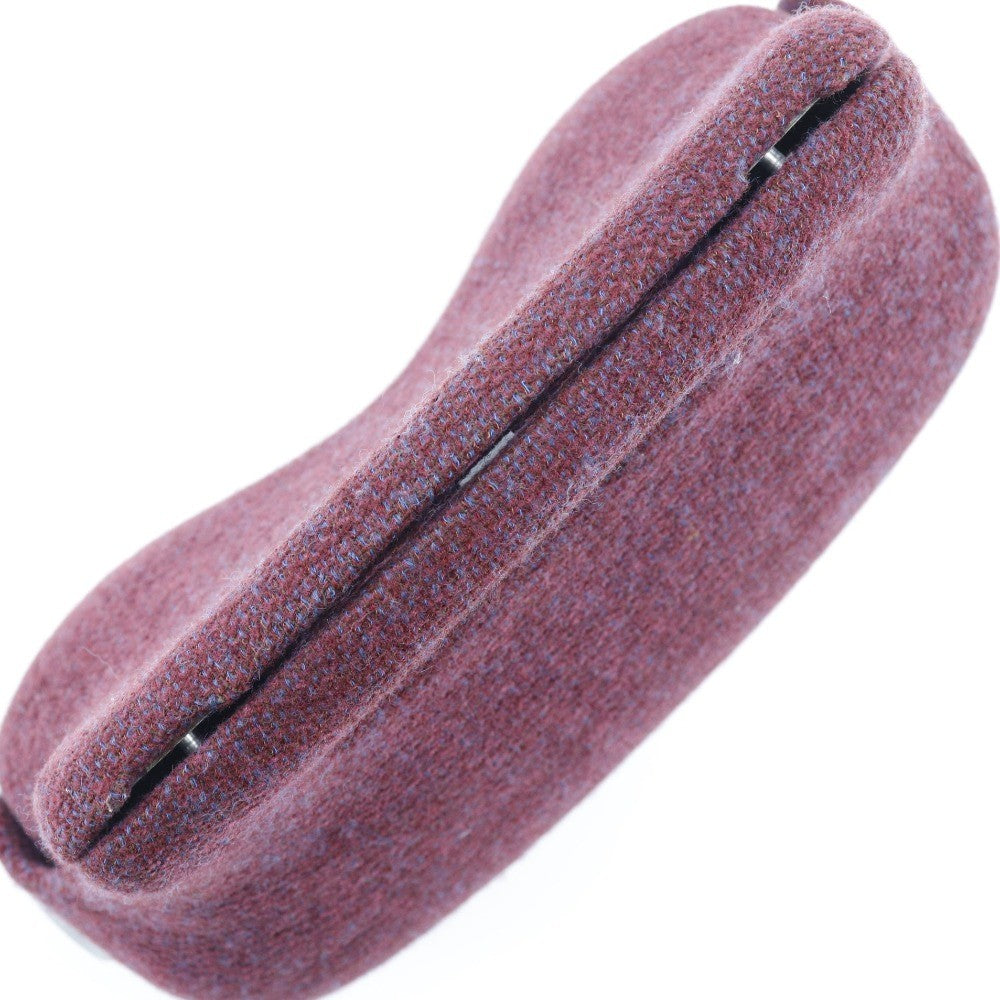 Chanel Vintage Millennium Waist Bag Tweed Purple Tweed Handbag