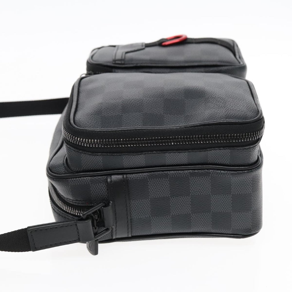 Louis Vuitton Utility Business Bag Damier Graphite Gray Canvas Shoulder Bag