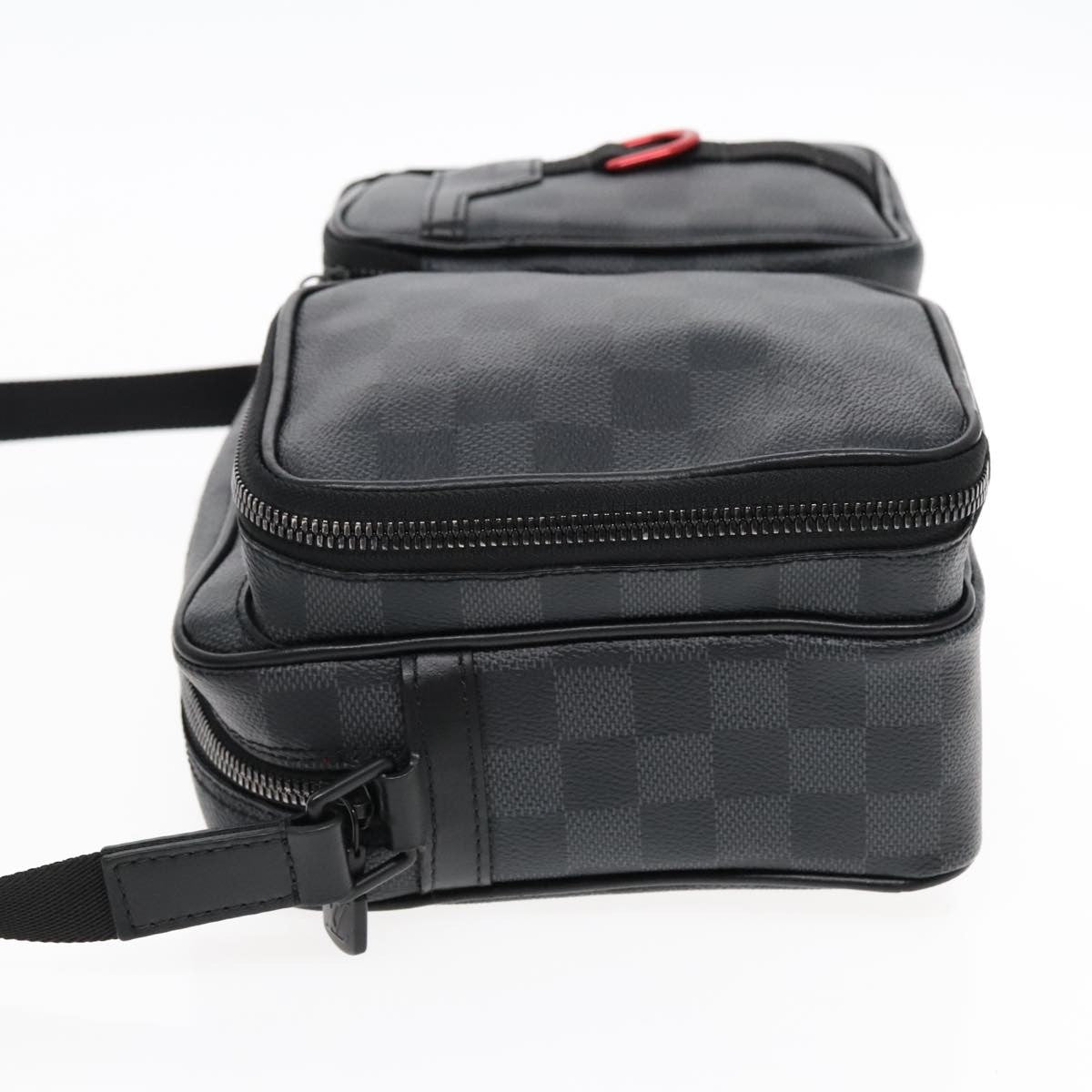 Louis Vuitton Utility Business Bag Damier Graphite Gray Canvas Shoulder Bag