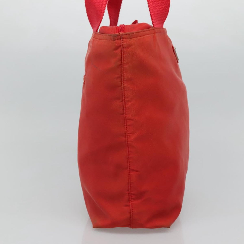 Prada Vintage Zip Tote Tessuto Red Nylon Tote Bag Bag