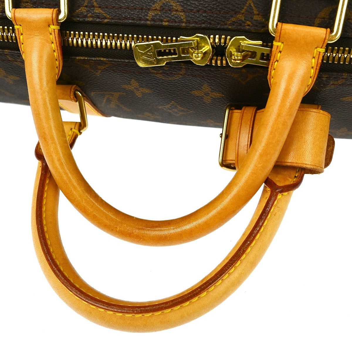 Louis Vuitton Keepall Bag Monogram Canvas Brown Canvas Travel Bag