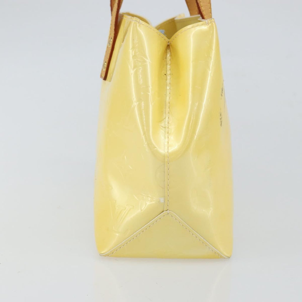 Louis Vuitton Reade Handbag Monogram Vernis Yellow Patent_Leather Handbag