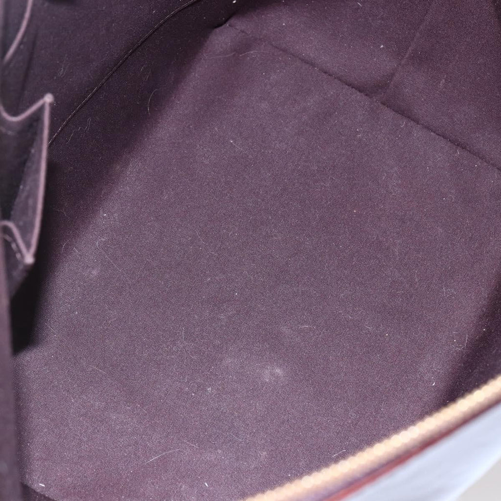 Louis Vuitton Bellevue Handbag Monogram Vernis Purple Patent_Leather Tote Bag