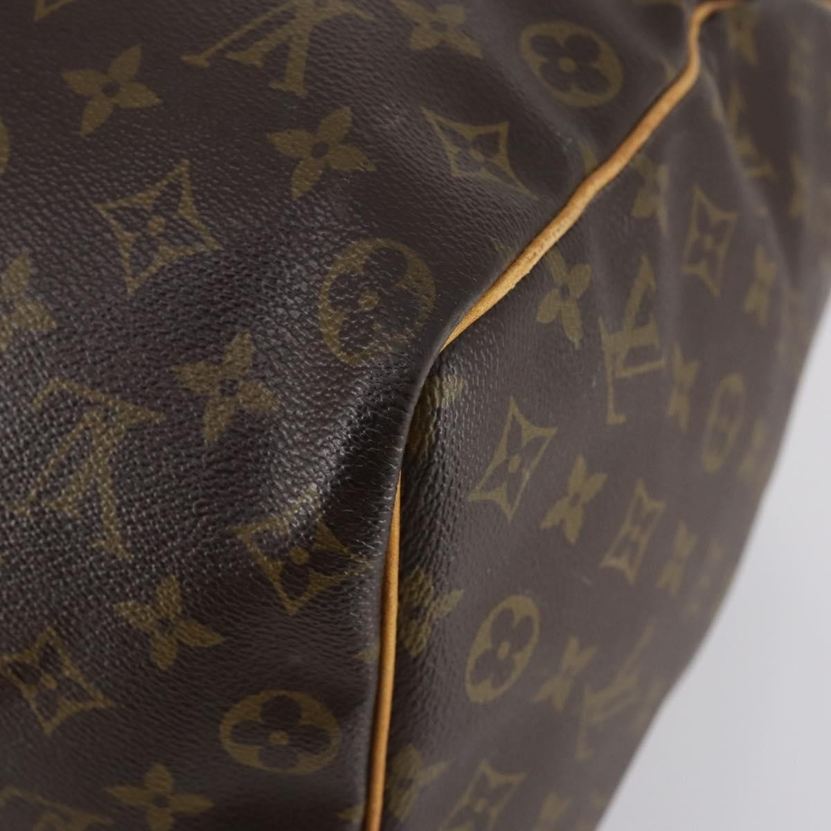 Louis Vuitton Keepall Bag Monogram Canvas Brown Canvas Travel Bag