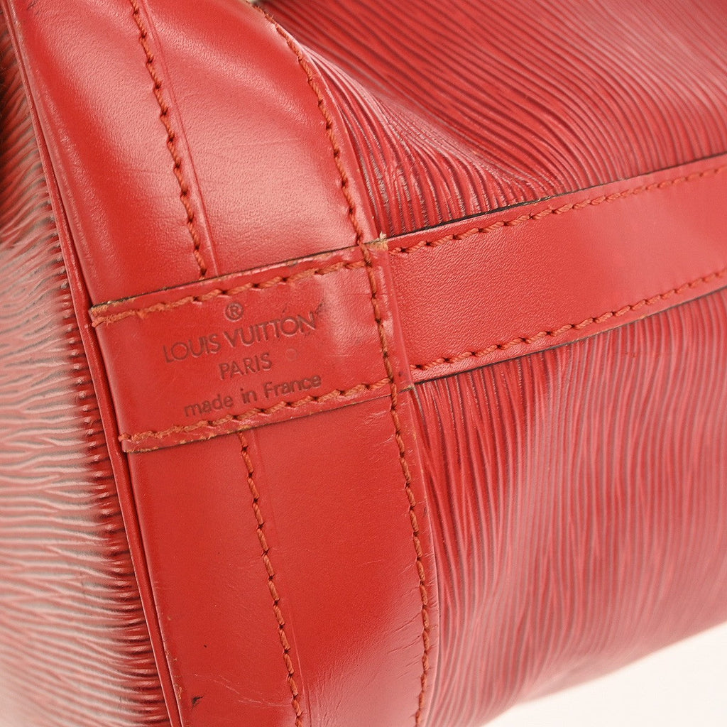 Louis Vuitton Noe Handbag Epi Leather Red Leather Shoulder Bag