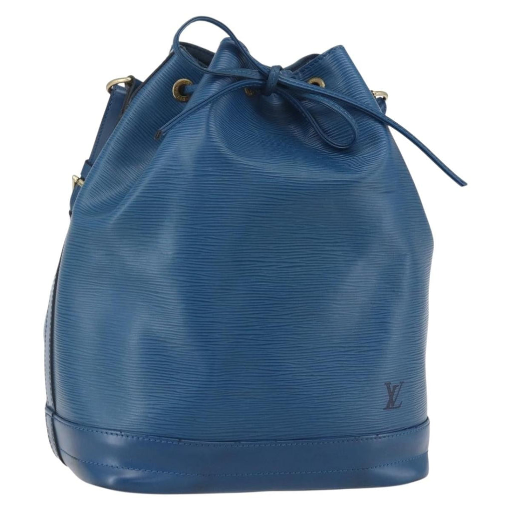 Louis Vuitton Noe Handbag Epi Leather Blue Leather Shoulder Bag