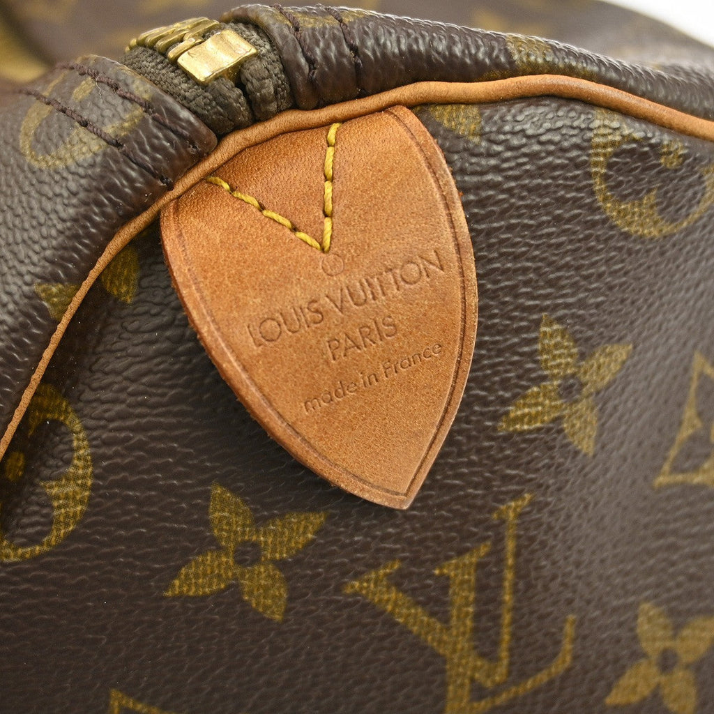 Louis Vuitton Keepall Bag Monogram Canvas Brown Canvas Travel Bag