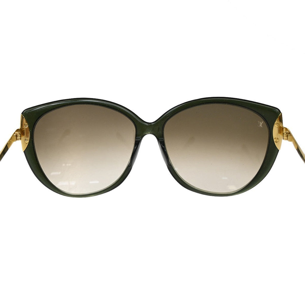 Louis Vuitton Eye Wear Metal Plastic Green Plastic_Glass Sunglasse Accessory