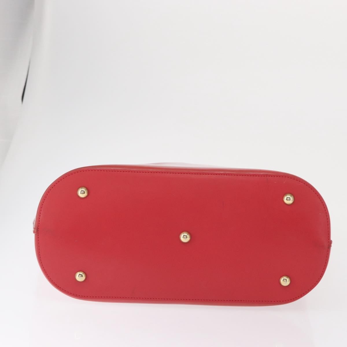 Louis Vuitton Plage Lagoon Bay Handbag Vinyl Epi Leather Red Plastic Tote Bag