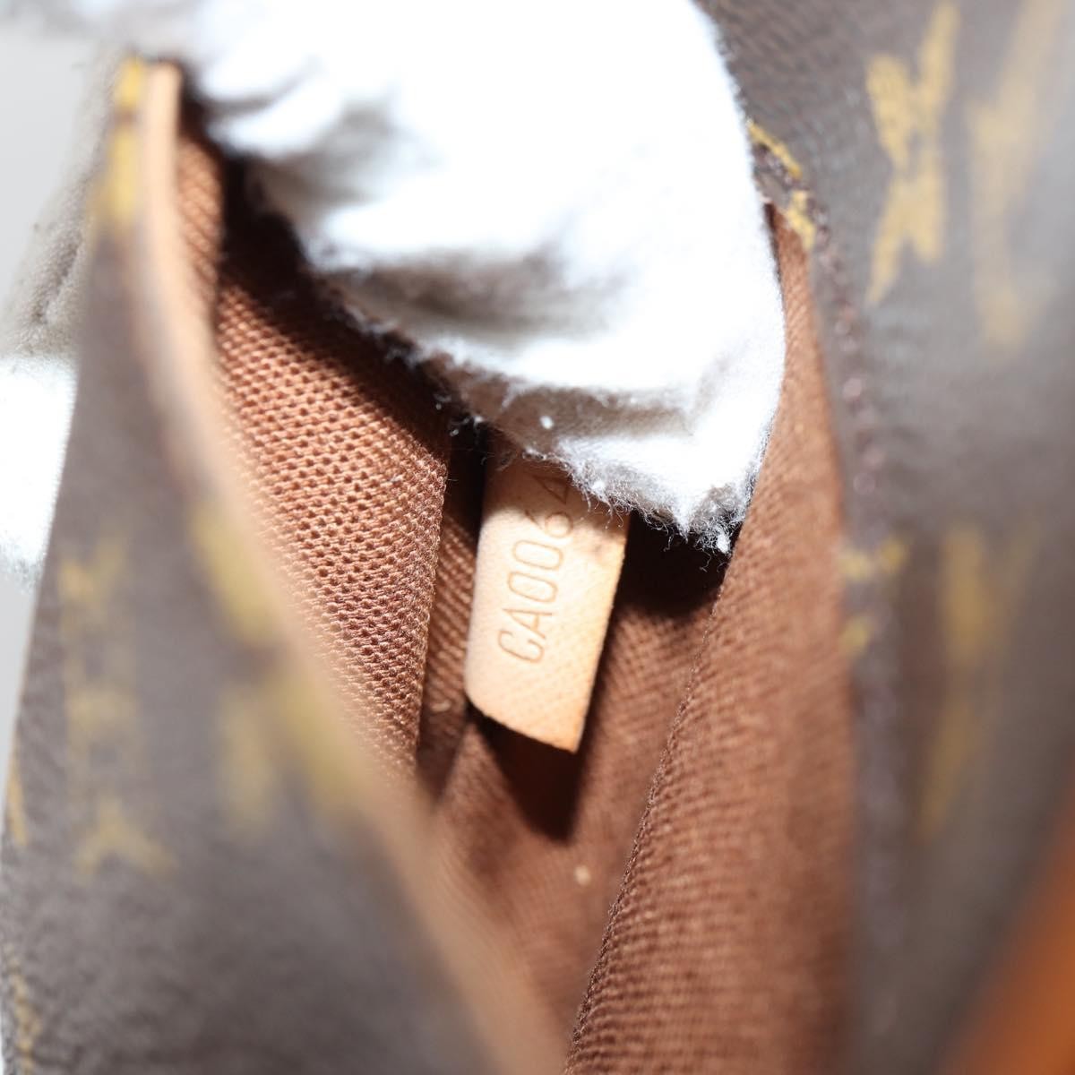 Louis Vuitton Pochette Gange Monogram Canvas Brown Canvas Bag