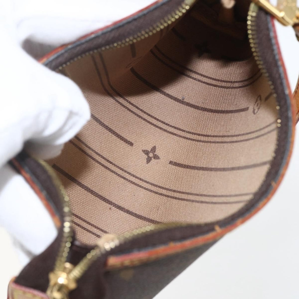 Louis Vuitton Delightful Pochette Monogram Canvas Brown Canvas Clutche & Pouche Bag