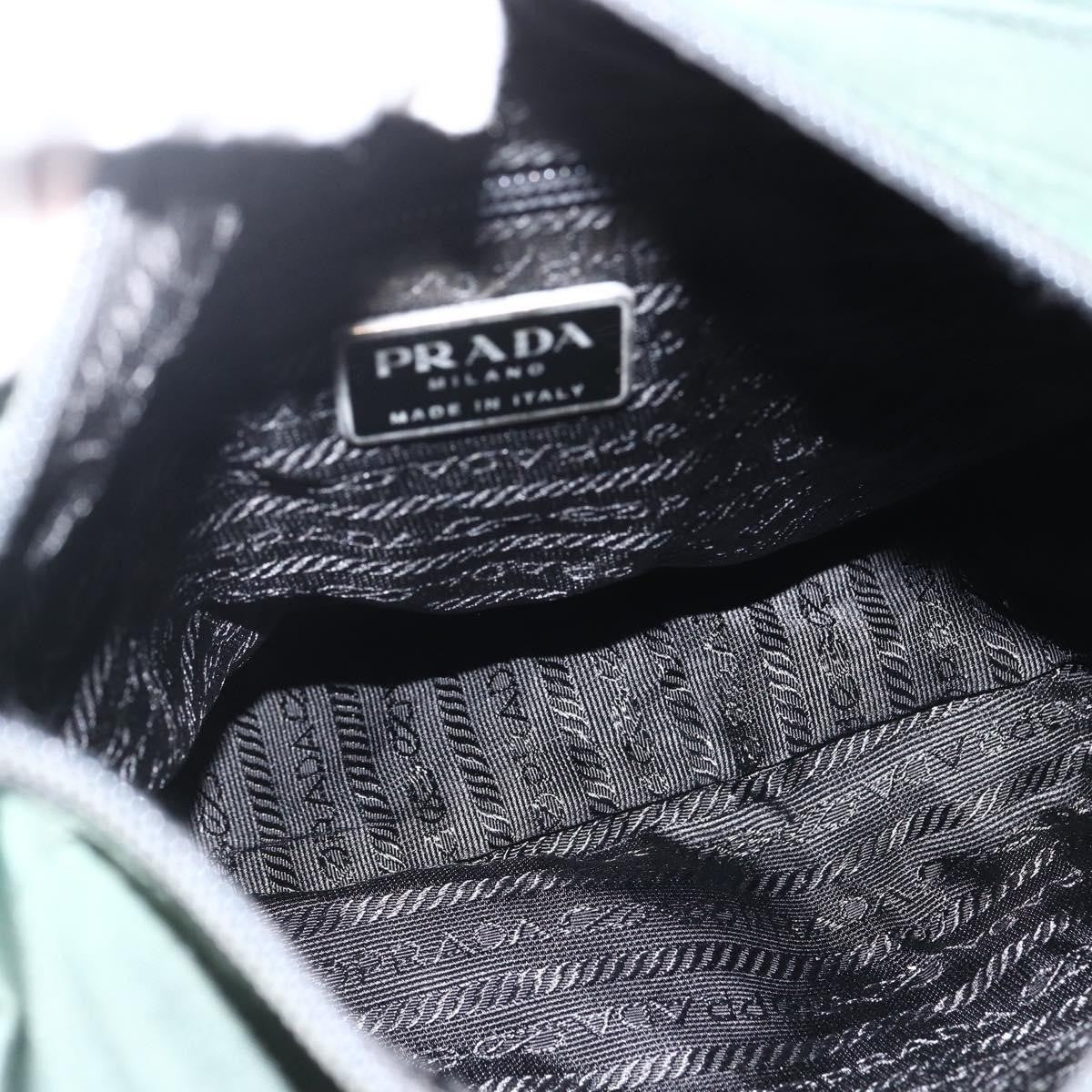 Prada Buckle Messenger Bag Tessuto Green Nylon Shoulder Bag Bag
