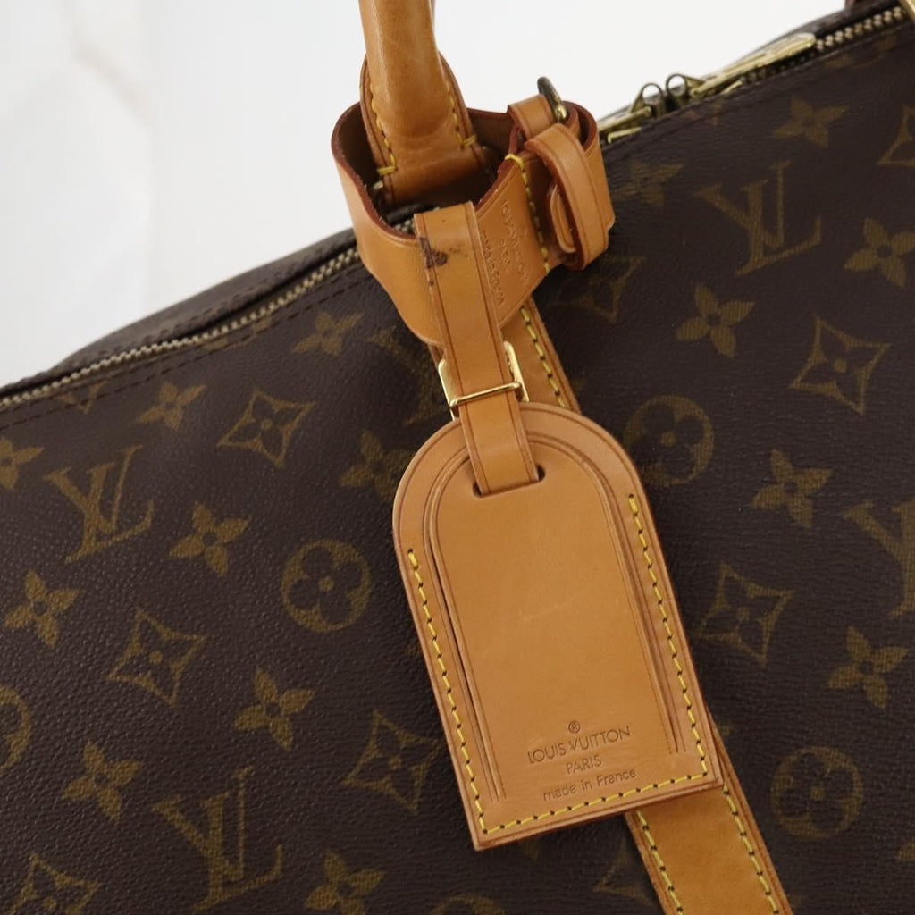 Louis Vuitton Keepall Bag Monogram Canvas Brown Canvas Travel Bag