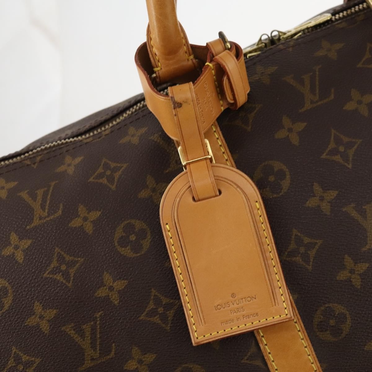 Louis Vuitton Keepall Bag Monogram Canvas Brown Canvas Travel Bag