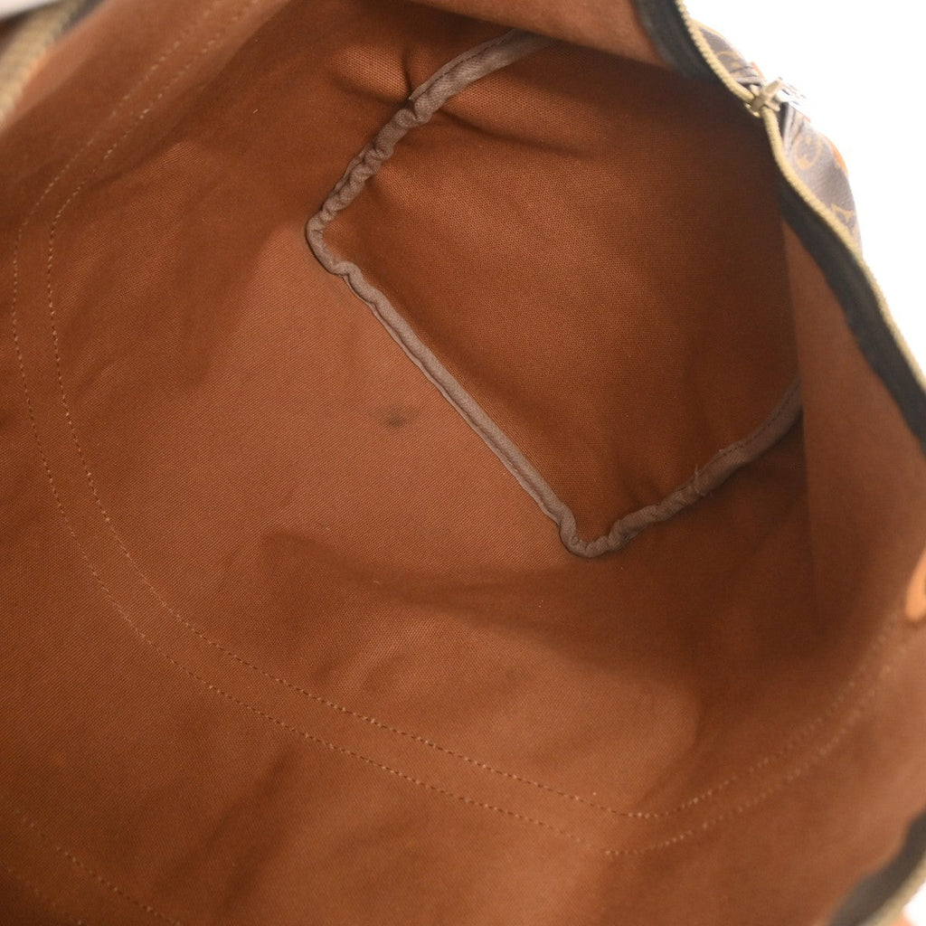 Louis Vuitton Keepall Bag Monogram Canvas Brown Canvas Travel Bag