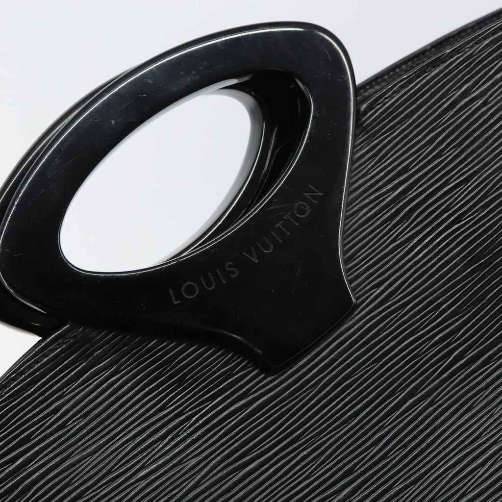 Louis Vuitton Noctambule Handbag Epi Leather Black Leather Handbag