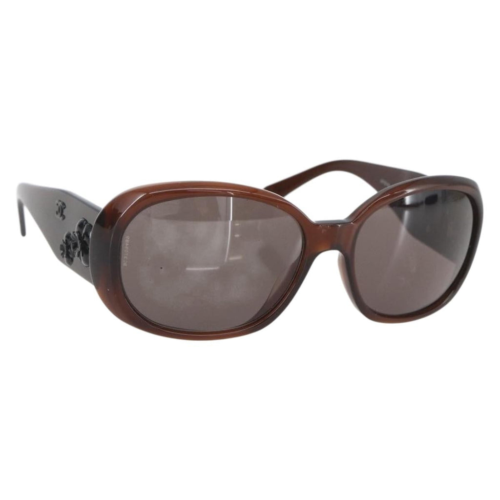 Chanel Camélia Sunglasses Plastic Brown Plastic Sunglasse Accessory
