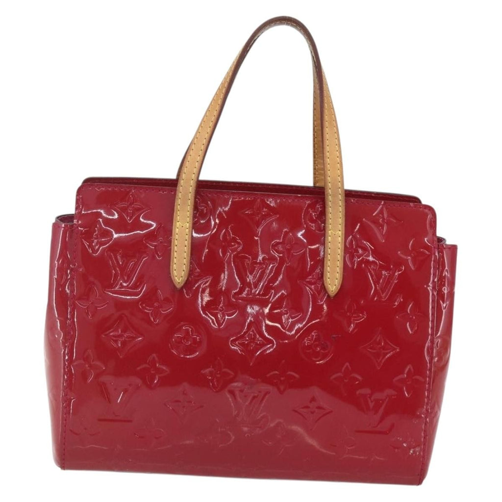 Louis Vuitton Catalina Handbag Monogram Vernis Pink Patent_Leather Handbag