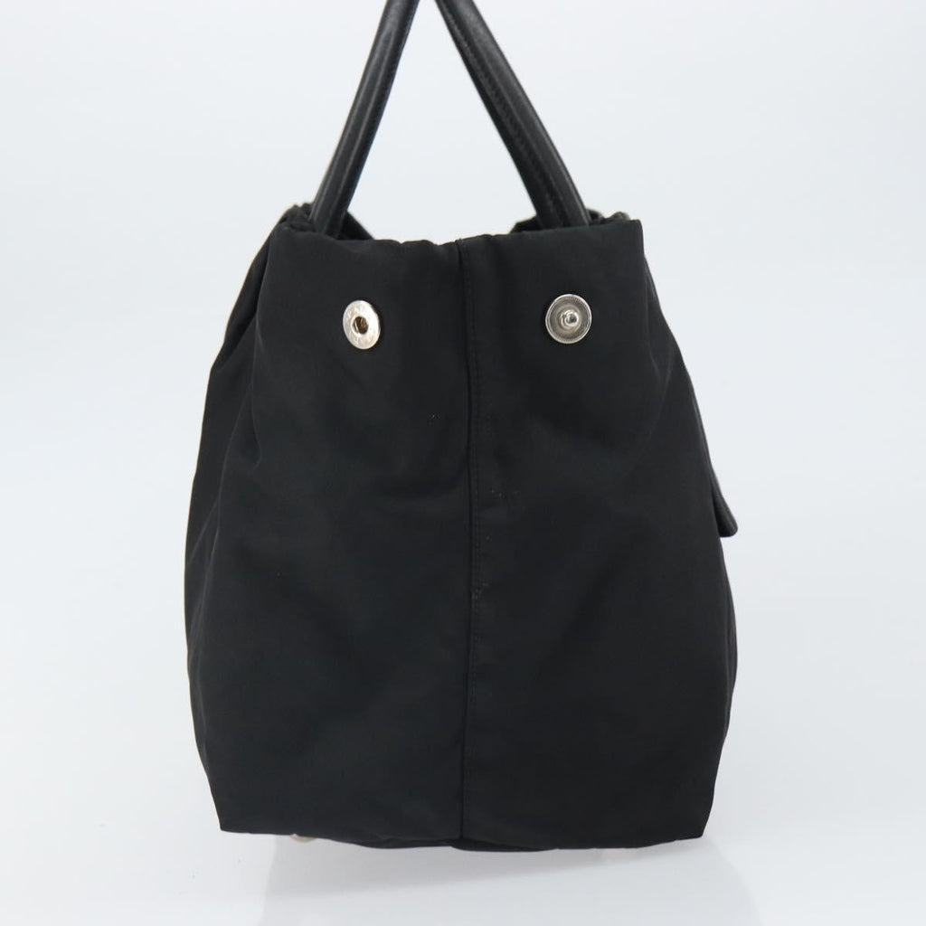 Prada Bow Tote Tessuto With Leather Black Nylon Tote Bag Bag