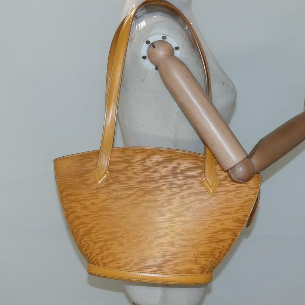Louis Vuitton Saint Jacques Handbag Epi Leather Yellow Leather Shoulder Bag