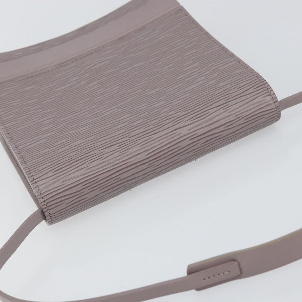 Louis Vuitton Biarritz Shoulder Bag Epi Leather Purple Leather Clutche & Pouche Bag
