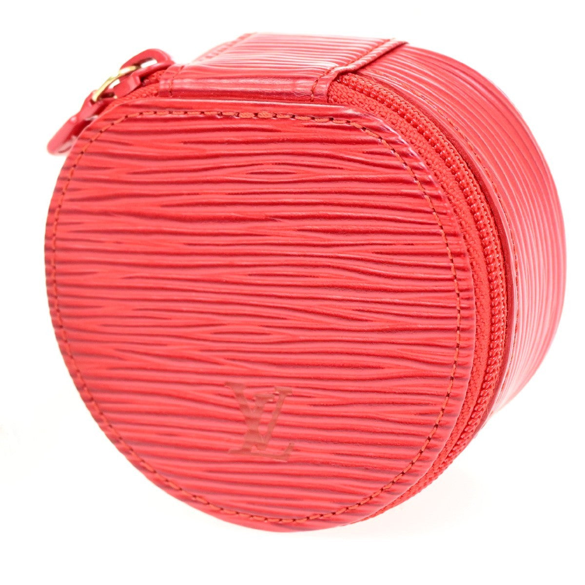 Louis Vuitton Ecrin Bijoux Jewelry Case Epi Leather Red Leather Clutche & Pouche Bag