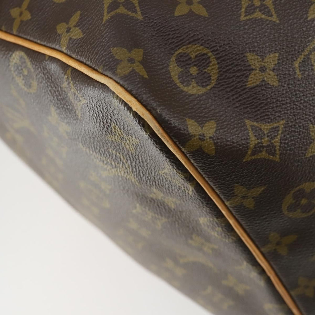 Louis Vuitton Keepall Bag Monogram Canvas Brown Canvas Travel Bag