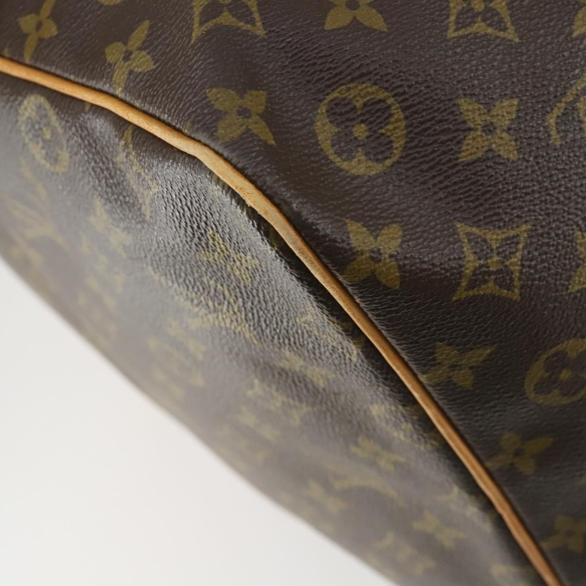 Louis Vuitton Keepall Bag Monogram Canvas Brown Canvas Travel Bag