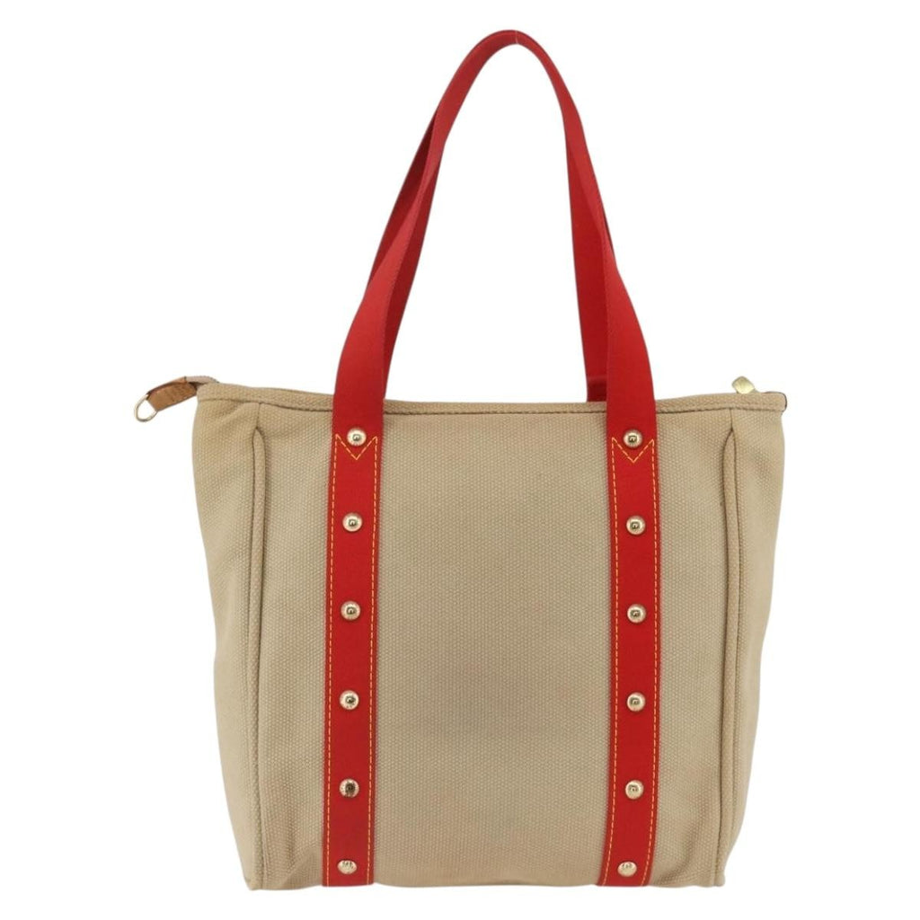 Louis Vuitton Antigua Tote Canvas Beige Canvas Tote Bag