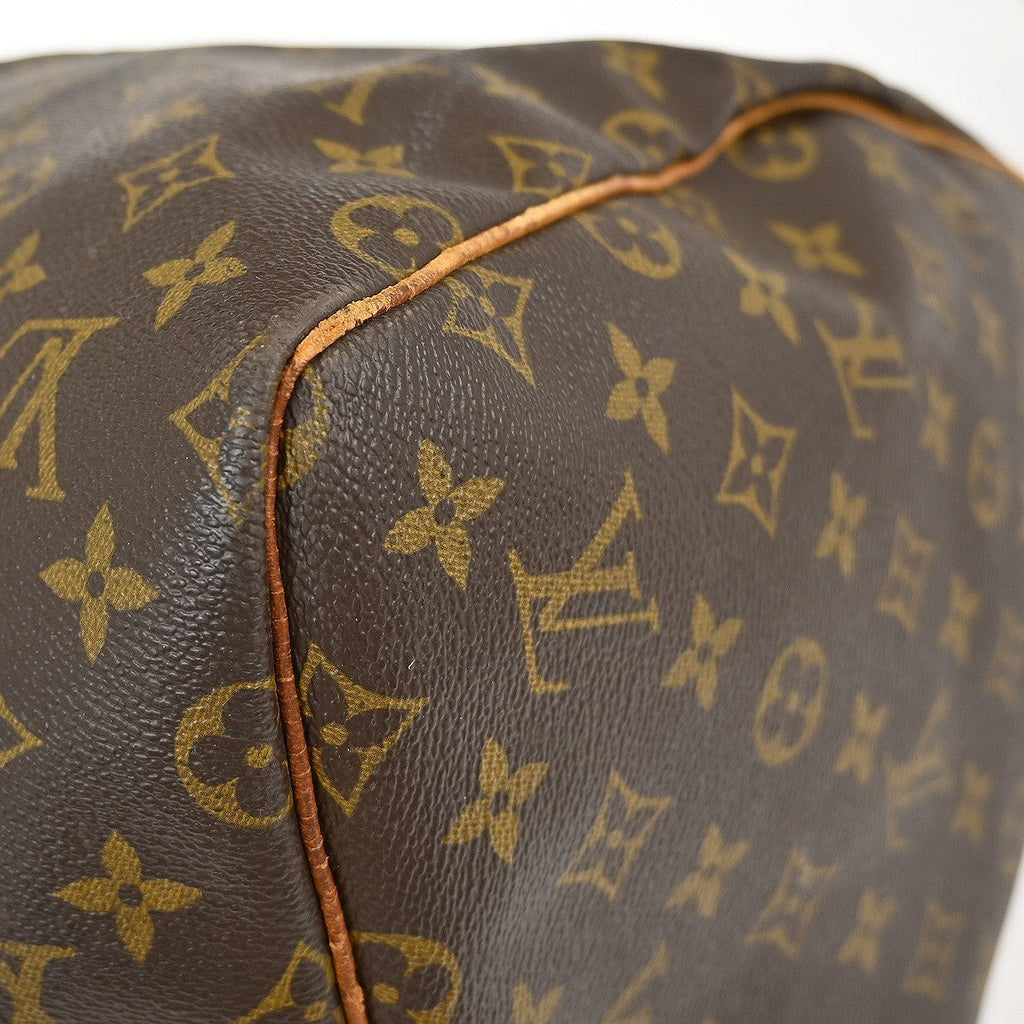 Louis Vuitton Keepall Bag Monogram Canvas Brown Canvas Travel Bag