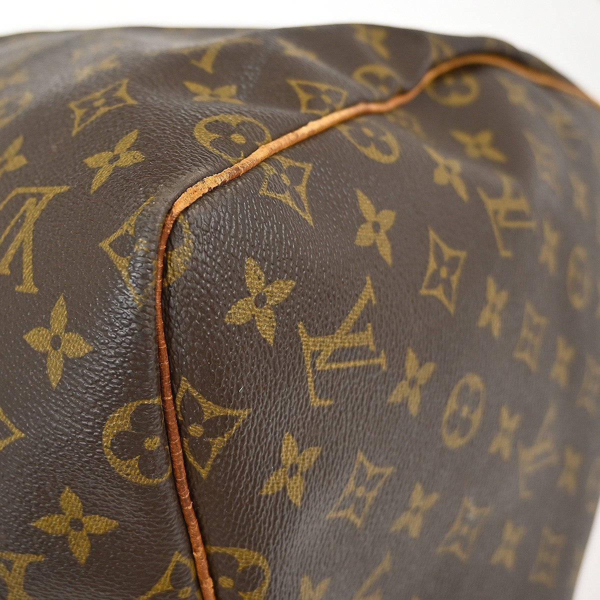 Louis Vuitton Keepall Bag Monogram Canvas Brown Canvas Travel Bag