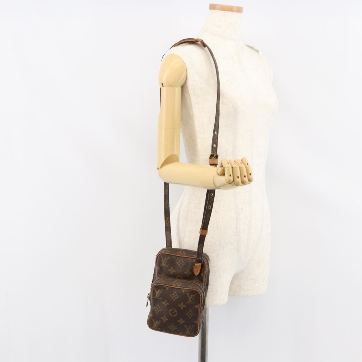 Louis Vuitton Amazone Bag Monogram Canvas Brown Canvas Shoulder Bag