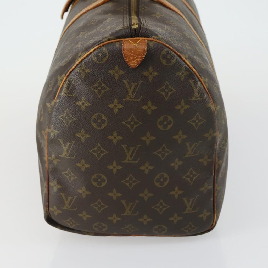 Louis Vuitton Keepall Bag Monogram Canvas Brown Canvas Travel Bag