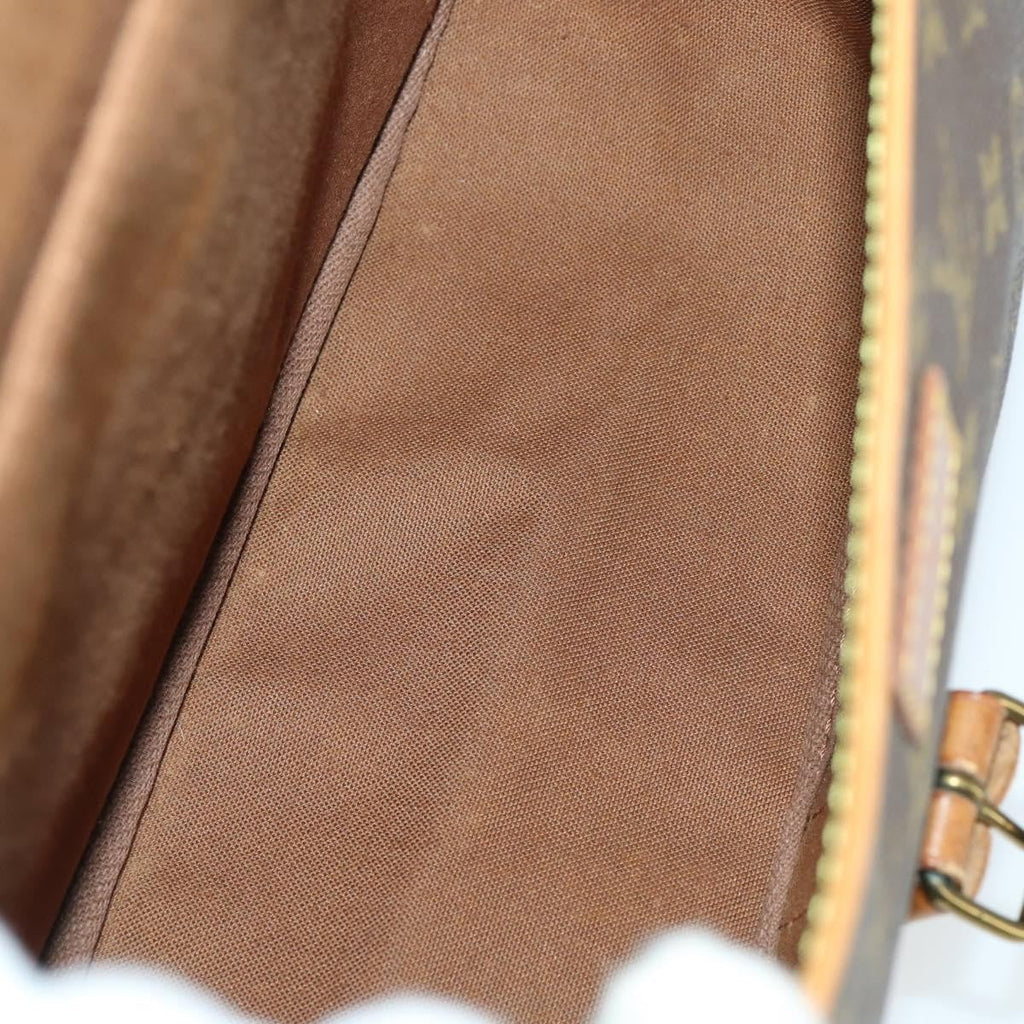 Louis Vuitton Saumur Handbag Monogram Canvas Brown Canvas Shoulder Bag