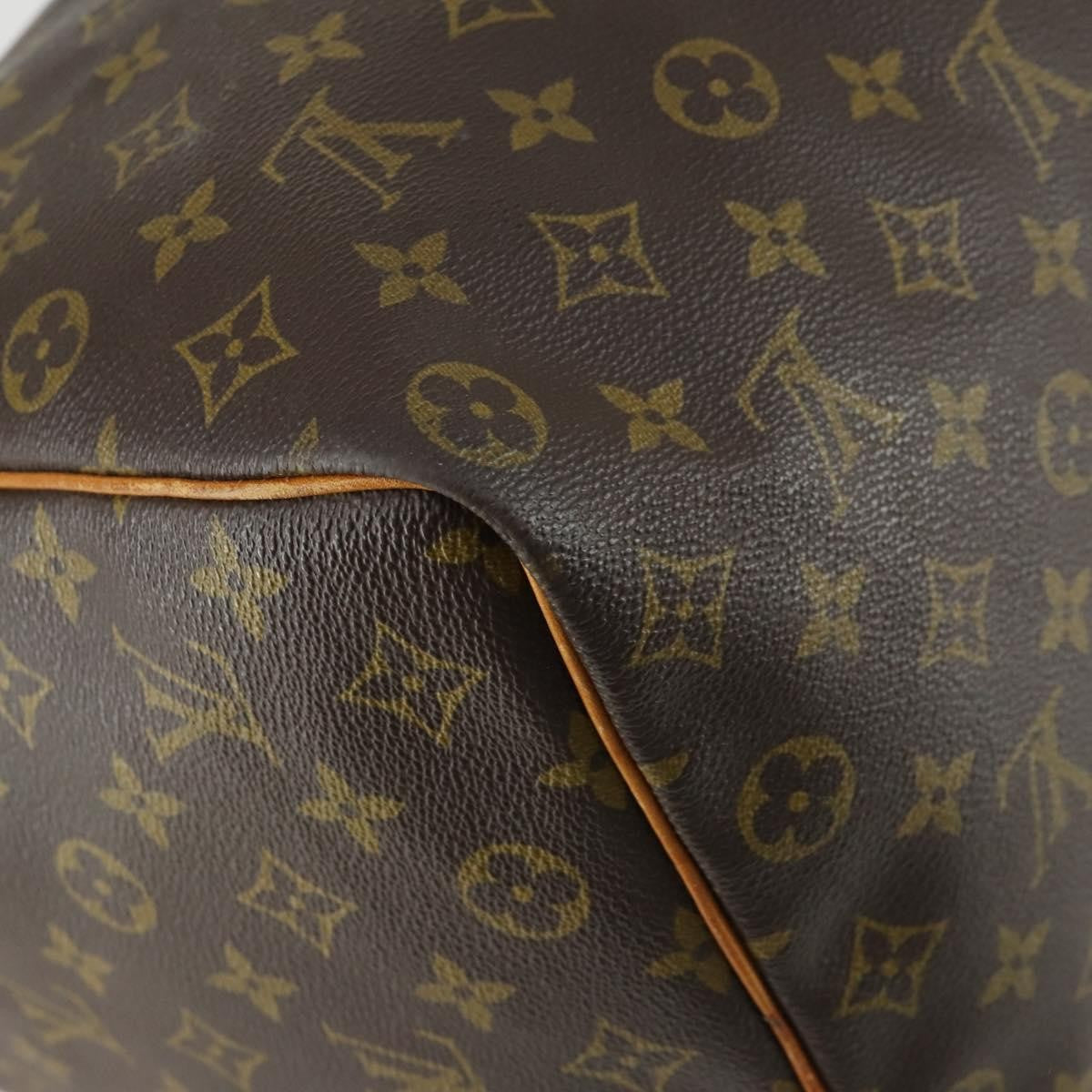 Louis Vuitton Keepall Bag Monogram Canvas Brown Canvas Travel Bag