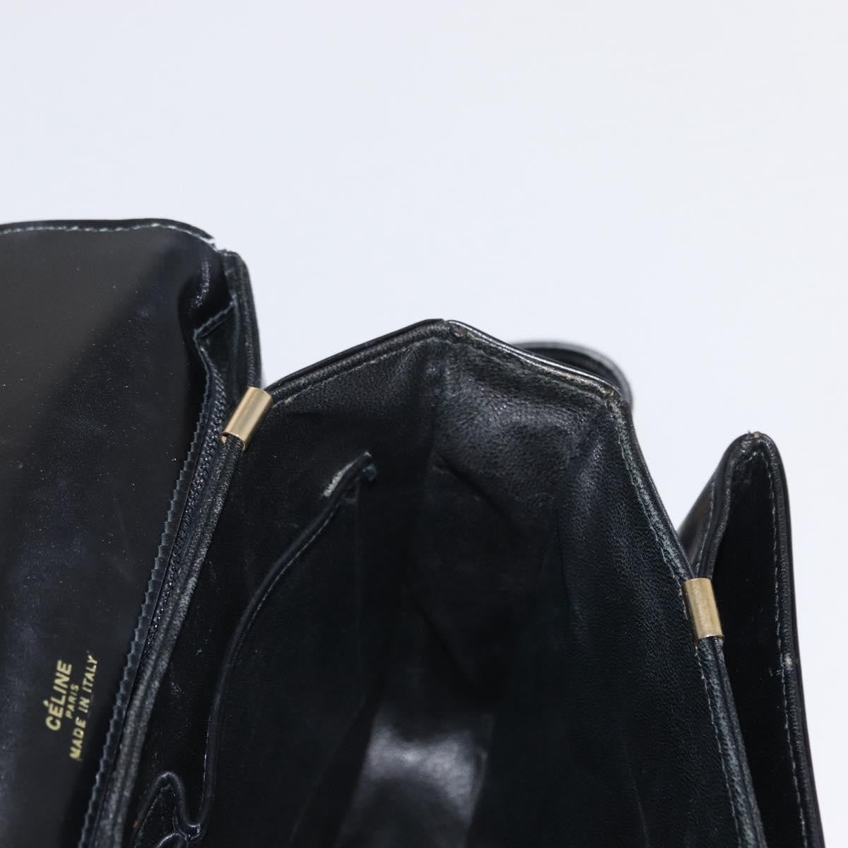 Celine Horse Carriage Shoulder Bag Leather Black Leather Shoulder Bag Bag