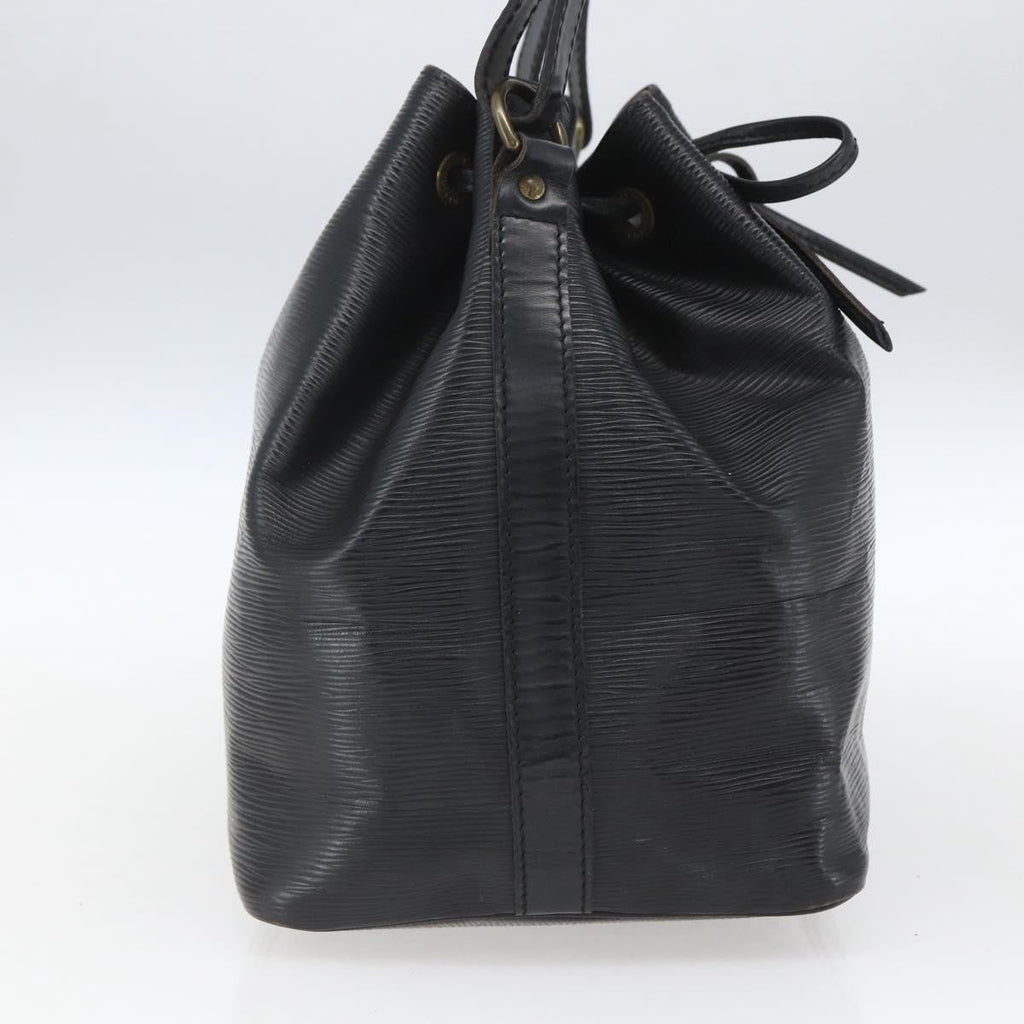 Louis Vuitton Petit Noe Handbag Epi Leather Black Leather Shoulder Bag