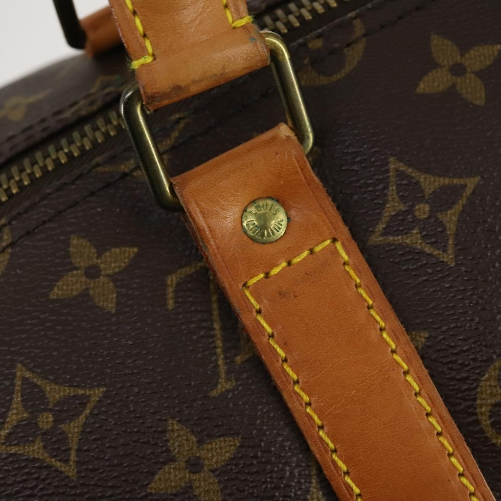 Louis Vuitton Keepall Bag Monogram Canvas Brown Canvas Travel Bag