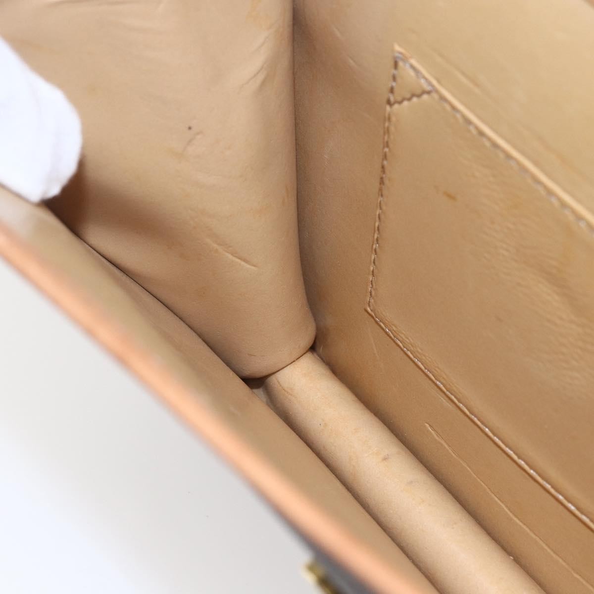 Celine Vintage Macadam Shoulder Bag Canvas And Leather Brown Canvas Shoulder Bag Bag