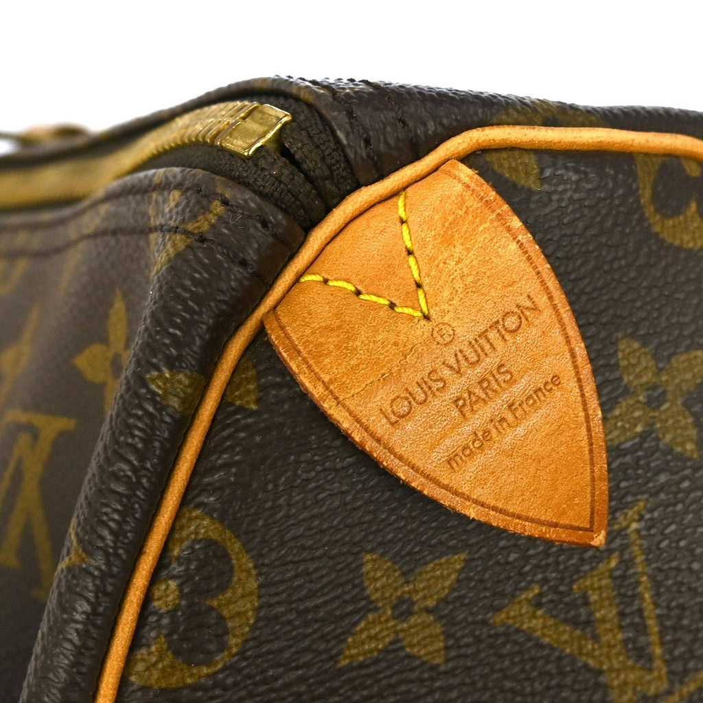 Louis Vuitton Keepall Bag Monogram Canvas Brown Canvas Travel Bag