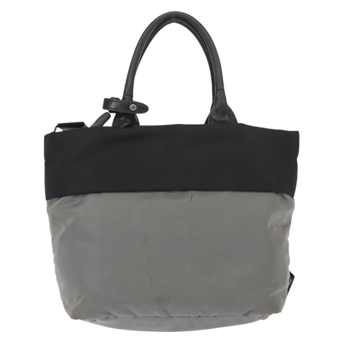 Prada Convertible Double Tote Tessuto Black Nylon Handbag
