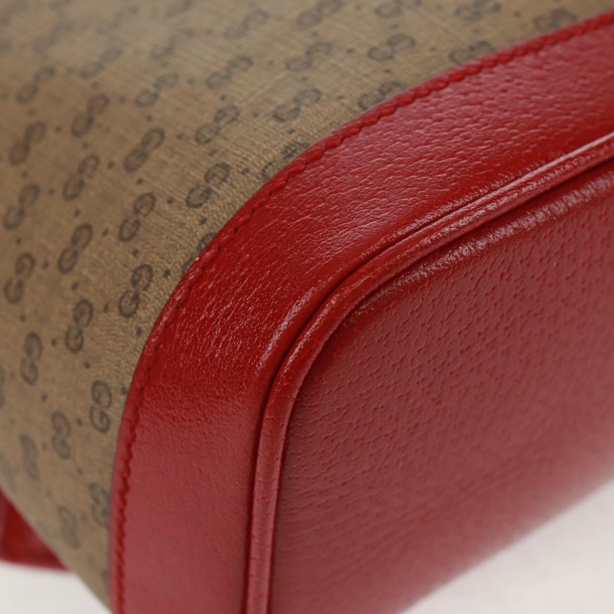 Gucci Doraemon Zip Backpack Printed Mini Gg Coated Canvas Beige Canvas Backpack Bag (Pre-Owned)