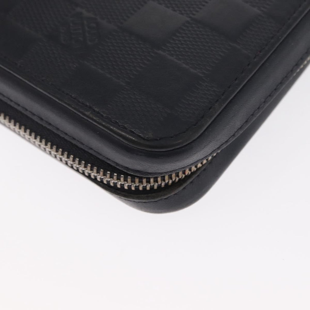 Louis Vuitton Zippy Xl Damier Leather Black Leather Wallets Accessory