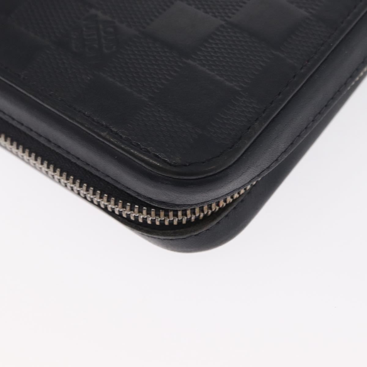 Louis Vuitton Zippy Xl Damier Leather Black Leather Wallets Accessory