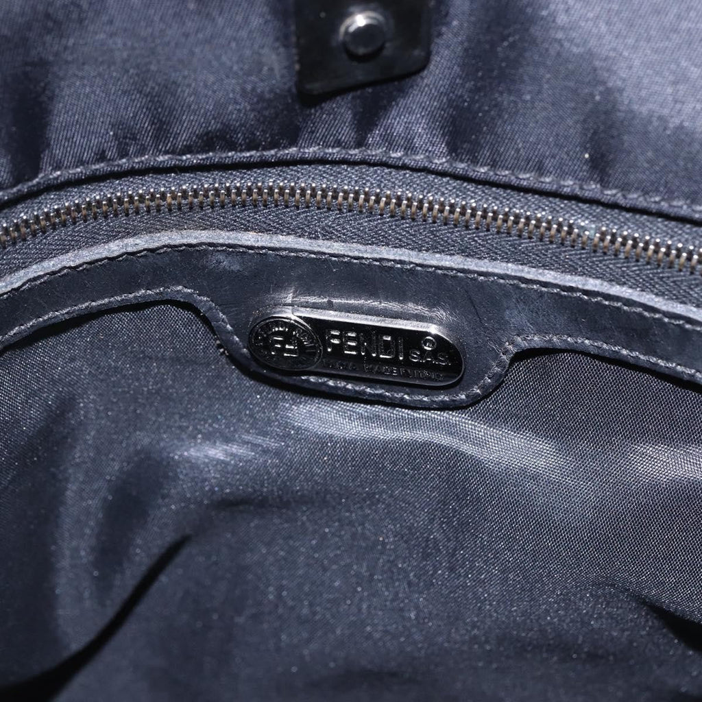 Fendi Vintage Ff Tote Nylon Black Nylon Tote Bag Bag