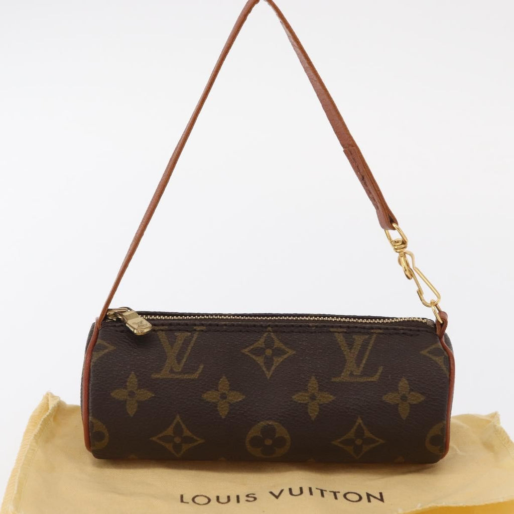 Louis Vuitton Papillon Pochette Monogram Canvas Brown Canvas Clutche & Pouche Bag