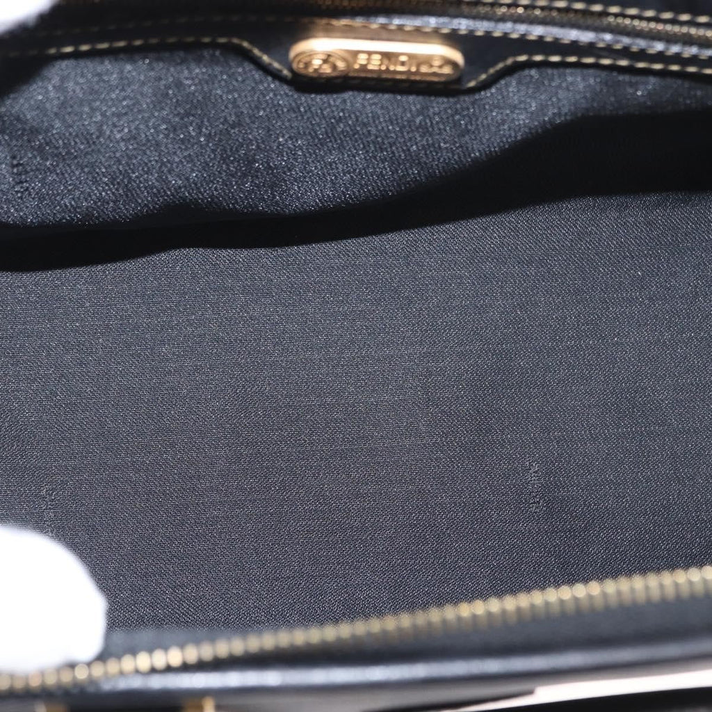 Fendi Vintage Pequin Convertible Boston Bag Coated Canvas Brown Canvas Travel Bag Bag