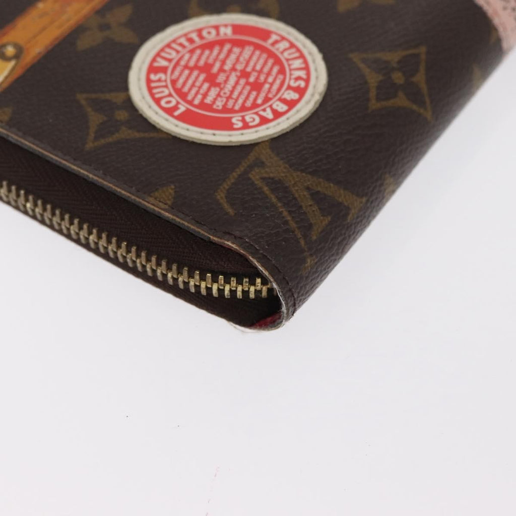 Louis Vuitton Zippy Wallet Canvas Brown Canvas Wallets Accessory