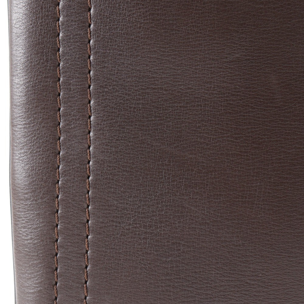 Louis Vuitton Sac Plat Crossbody Bag Utah Leather Brown Leather Shoulder Bag